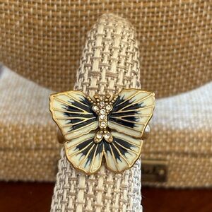 Chloe + Isabel Aizome Butterfly Ring size 8